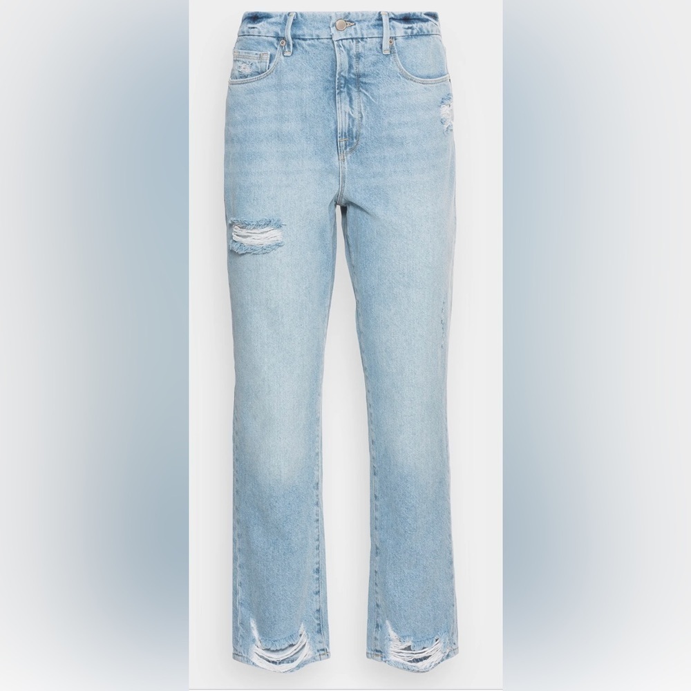 NEW GOOD AMERICAN - Good Boy Vintage Inspired curvy Jean with Tummy Tech - Picture 4 of 15